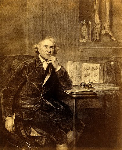 John Hunter von Joshua Reynolds als Kunstdruck auf Leinwand
