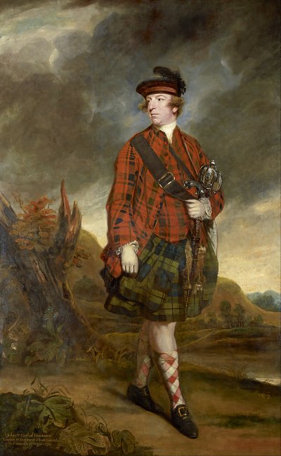John Murray 4th Earl of Dunmore von Joshua Reynolds als Kunstdruck auf Leinwand