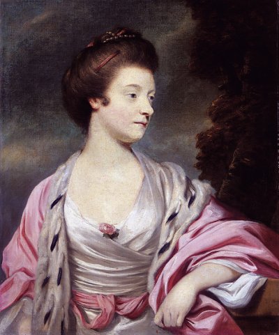 Lady Amherst von Joshua Reynolds als Kunstdruck auf Leinwand