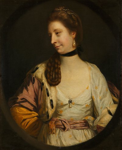 Lady Sondes von Joshua Reynolds als Kunstdruck auf Leinwand