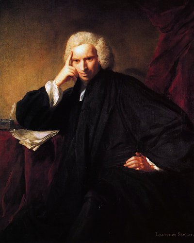 Laurence Sterne von Joshua Reynolds als Kunstdruck auf Leinwand