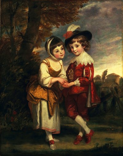 Lord Henry Spencer and Lady Charlotte Spence von Joshua Reynolds als Kunstdruck auf Leinwand