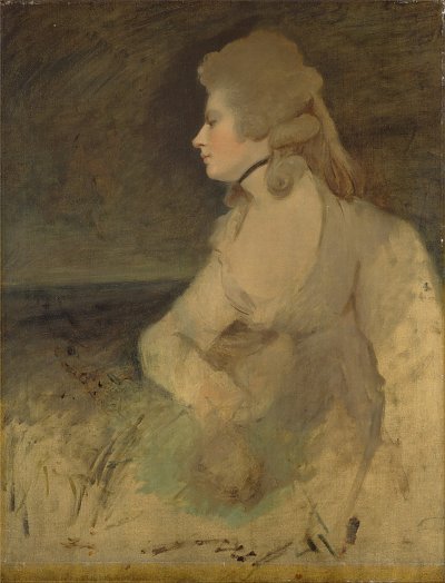 Mrs Robinson von Joshua Reynolds als Kunstdruck auf Leinwand