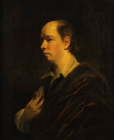 Oliver Goldsmith von Joshua Reynolds als Kunstdruck auf Leinwand