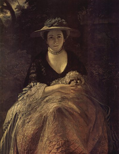 Portraet der Nelly O Brien von Joshua Reynolds als Kunstdruck auf Leinwand