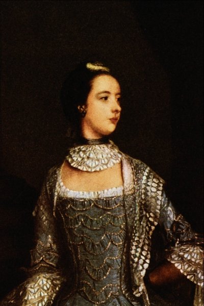 Portraet der Susannah Beckford von Joshua Reynolds als Kunstdruck auf Leinwand