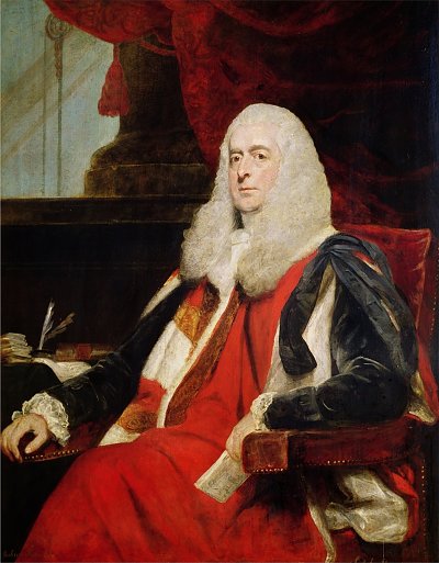Portraet des Alexander Wedderburn 1st Earl of Rosslyn von Joshua Reynolds als Kunstdruck auf Leinwand