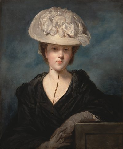 Portrait der Miss Mary Hickey von Joshua Reynolds als Kunstdruck auf Leinwand