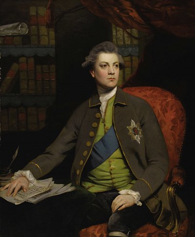 Portrait of Henry Howard von Joshua Reynolds als Kunstdruck auf Leinwand