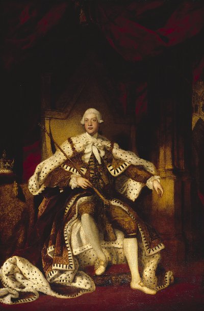 Portrait of King George III von Joshua Reynolds als Kunstdruck auf Leinwand