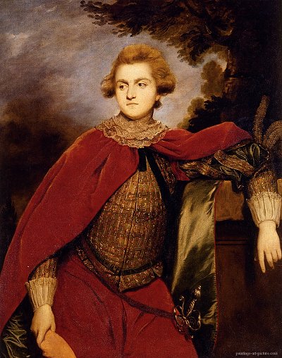 Portrait of Lord Robert Spencer von Joshua Reynolds als Kunstdruck auf Leinwand