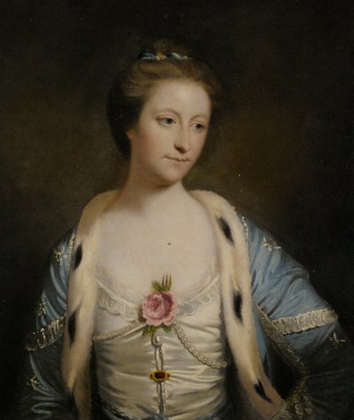 Portrait of Mary Barnardiston von Joshua Reynolds als Kunstdruck auf Leinwand
