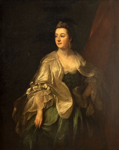 Portrait of a Lady von Joshua Reynolds als Kunstdruck auf Leinwand