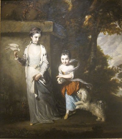 Portrait of the Ladies Amabel and Mary Jemima Yorke von Joshua Reynolds als Kunstdruck auf Leinwand