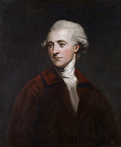 Richard Burke von Joshua Reynolds als Kunstdruck auf Leinwand