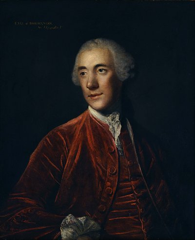 Robert d Arcy 4th Earl of Holderness von Joshua Reynolds als Kunstdruck auf Leinwand