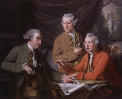 Sir William Chambers Joseph Wilton Sir Joshua Reynolds von Joshua Reynolds als Kunstdruck auf Leinwand