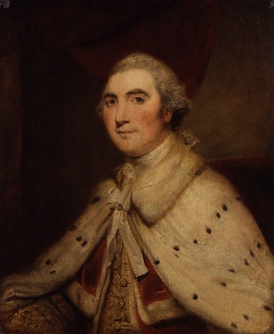William Petty 1st Marquess of Lansdowne von Joshua Reynolds als Kunstdruck auf Leinwand