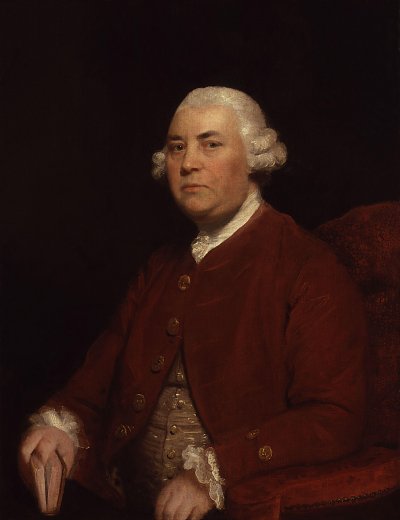 William Strahan von Joshua Reynolds als Kunstdruck auf Leinwand