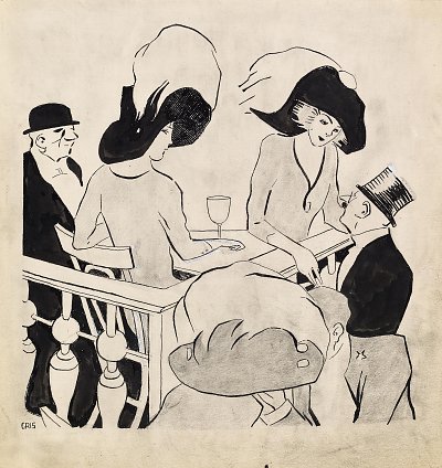 Au Music Hall von Juan Gris als Kunstdruck auf Leinwand