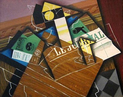 Fantômas von Juan Gris als Kunstdruck auf Leinwand