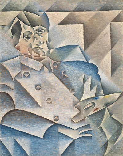 Portrait of Pablo Picasso von Juan Gris als Kunstdruck auf Leinwand