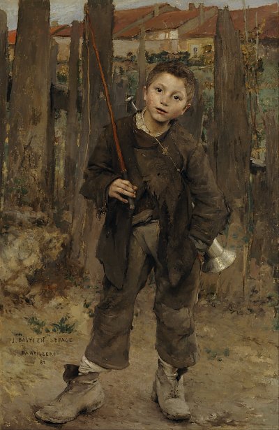 Pas Meche Nothing Doing von Jules Bastien Lepage als Kunstdruck auf Leinwand