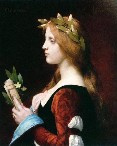 Clemence Isaure von Jules Joseph Lefebvre als Kunstdruck auf Leinwand