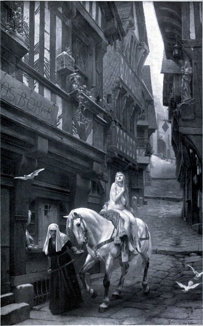 Lady Godiva von Jules Joseph Lefebvre als Kunstdruck auf Leinwand