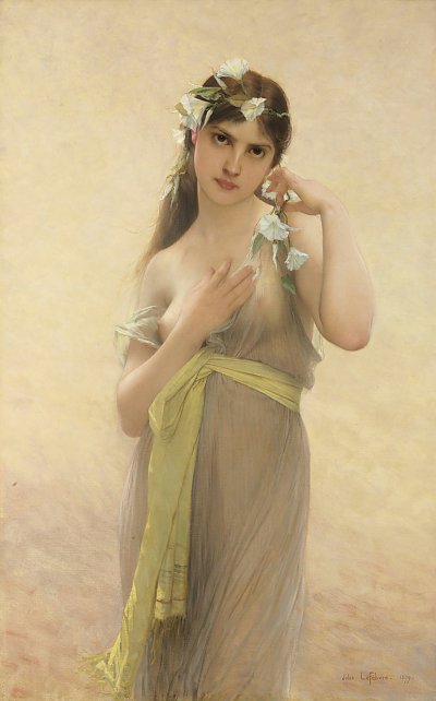 Morning Glory von Jules Joseph Lefebvre als Kunstdruck auf Leinwand