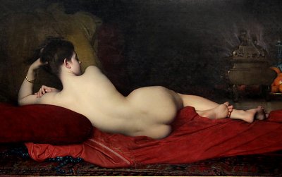Odalisque von Jules Joseph Lefebvre als Kunstdruck auf Leinwand