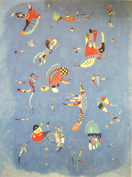 Kunstdruck Biomorphic von Wassily Kandinsky als Leinwandbild
