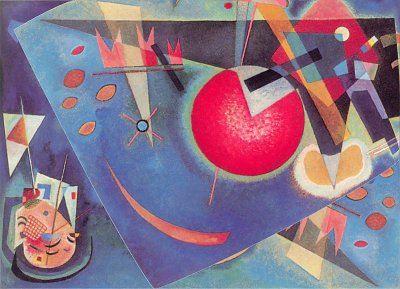 Blue von Kandinsky als Kunstdruck auf Leinwand