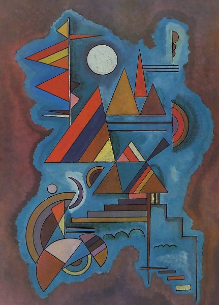 Kunstdruck Debout von Wassily Kandinsky als Leinwandbild