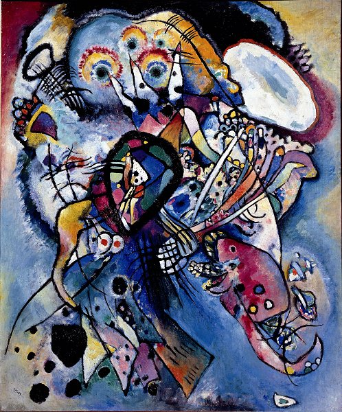 Kunstdruck Due ovali von Wassily Kandinsky als Leinwandbild