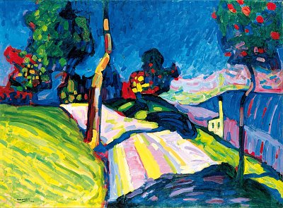 Murnau von Wassily Kandinsky als Kunstdruck auf Leinwand