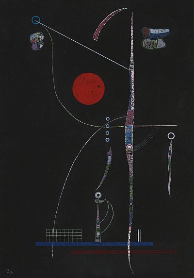 Red Accent von Wassily Kandinsky als Kunstdruck auf Leinwand