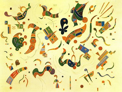 Relaciones 1934 von Wassily Kandinsky als Kunstdruck auf Leinwand