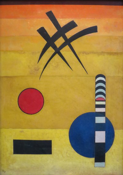 Sign von Wassily Kandinsky als Kunstdruck auf Leinwand