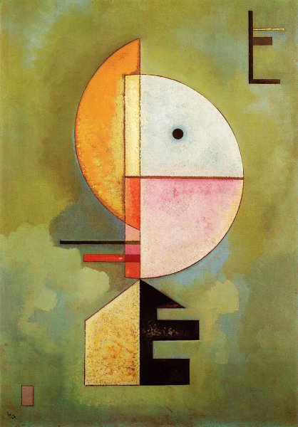 Kunstdruck abstract von Wassily Kandinsky als Leinwandbild