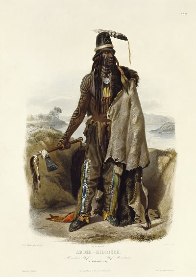 Abdih Hiddisch von Karl Bodmer als Kunstdruck auf Leinwand