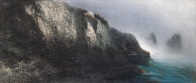 Caprilandschaft von Karl Wilhelm Diefenbach als Kunstdruck auf Leinwand