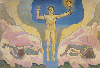 Das Licht von Koloman Moser als Kunstdruck auf Leinwand