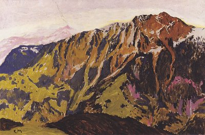 Die Rax von Koloman Moser als Kunstdruck auf Leinwand