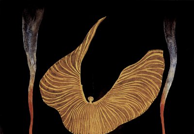 Die Taenzerin von Koloman Moser als Kunstdruck auf Leinwand