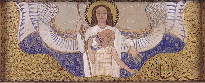 Kirche am Steinhof von Koloman Moser als Kunstdruck auf Leinwand