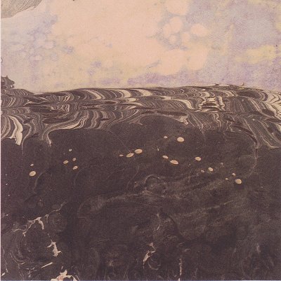 Landschaft mit Wolkenhimmel von Koloman Moser als Kunstdruck auf Leinwand