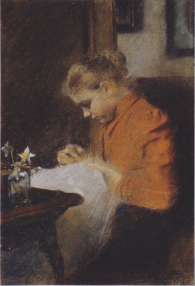 Leopoldine Steindl Moser von Koloman Moser als Kunstdruck auf Leinwand
