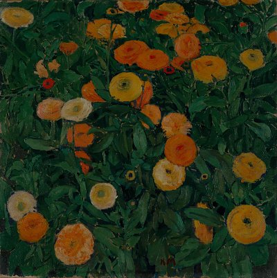 Marigolds von Koloman Moser als Kunstdruck auf Leinwand