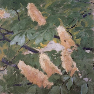 Rosskastanienblueten von Koloman Moser als Kunstdruck auf Leinwand